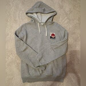Billabong Gray Hoodie with Logo Patch